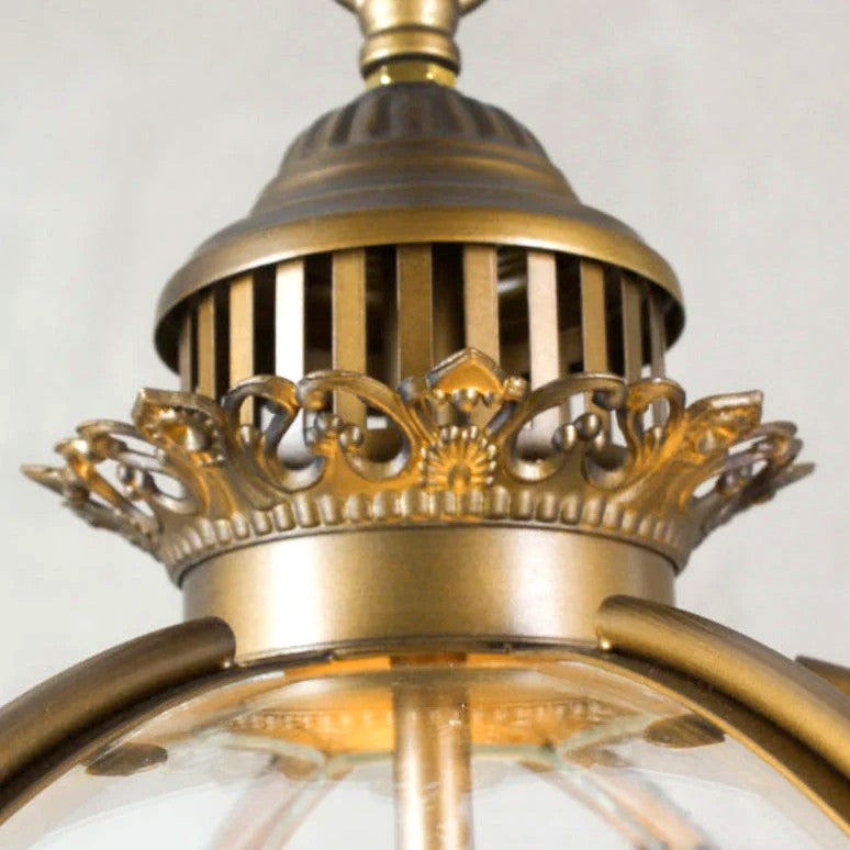 Suspension Rétro Verre Travaillé Élégante, Charme d'Époque Intemporel