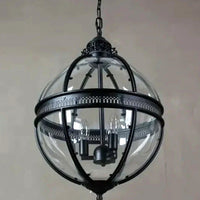 Suspension Rétro Verre Travaillé Élégante, Charme d'Époque Intemporel