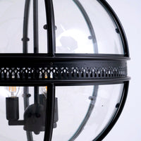 Suspension Rétro Verre Travaillé Élégante, Charme d'Époque Intemporel