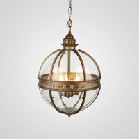 Suspension Rétro Verre Travaillé Élégante, Charme d'Époque Intemporel