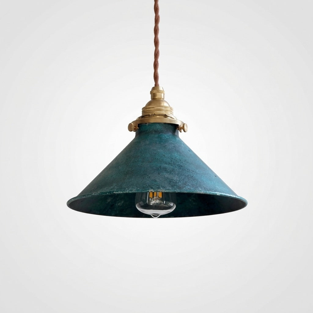 Suspension Vintage Rustique Métal Compacte, Charme Rétro Authentique