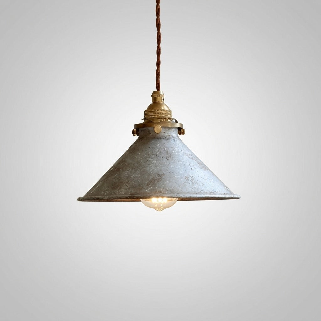 Suspension Vintage Rustique Métal Compacte, Charme Rétro Authentique