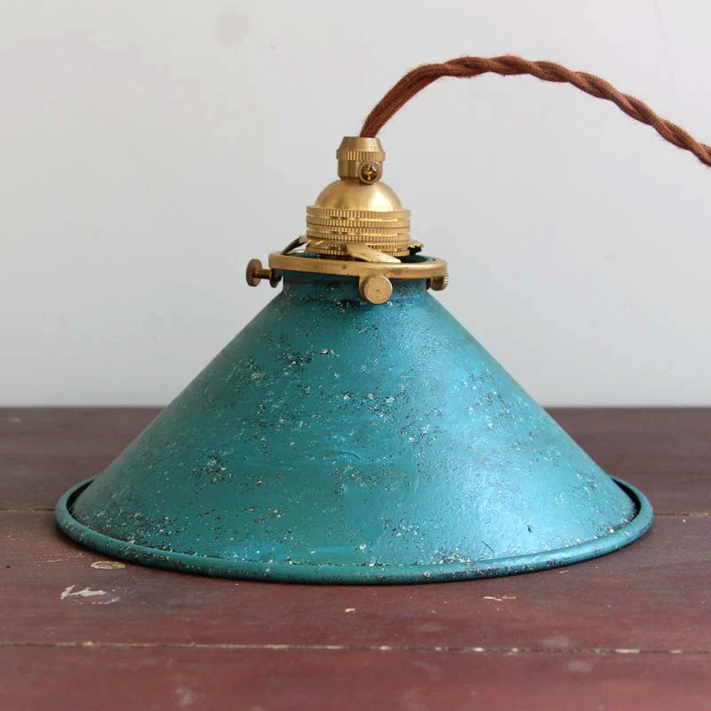 Suspension Vintage Rustique Métal Compacte, Charme Rétro Authentique