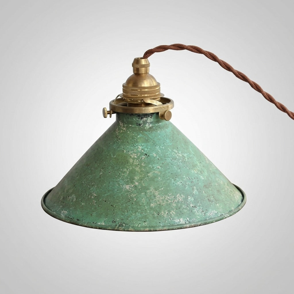 Suspension Vintage Rustique Métal Compacte, Charme Rétro Authentique