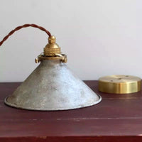 Suspension Vintage Rustique Métal Compacte, Charme Rétro Authentique